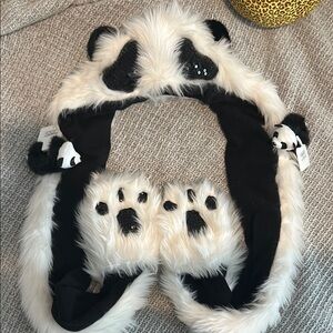 Claire’s Panda Hat / panda scrunchies